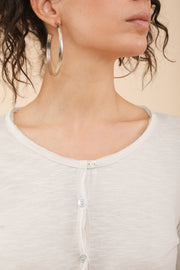 Discover the new long-sleeved Tunisian collar tshirt by LYOUM.