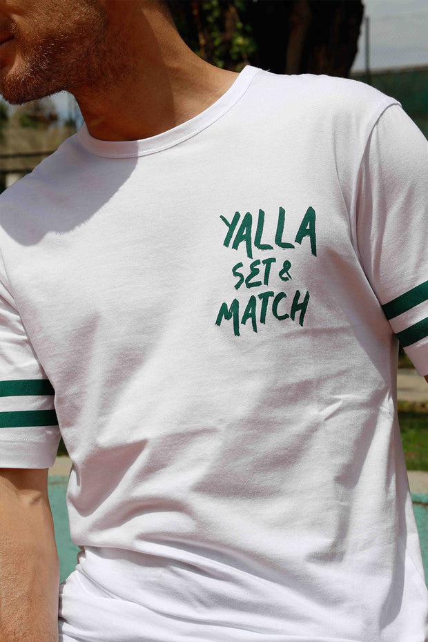 Nouveau message exclusif 'Yalla Set & Match'.