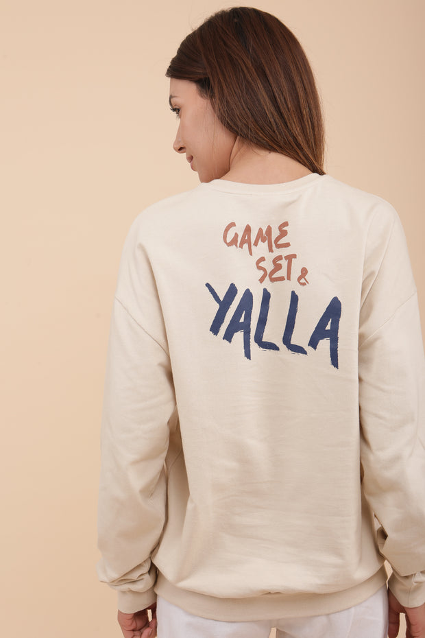 Découvrez notre nouvelle capsule Sportswear. Nouveau LYOUM message exclusif 'Game Set & Yalla', déjà un iconique