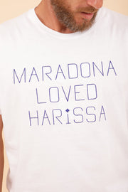 Broderie 'Maradona Loved Harissa' sur le devant
