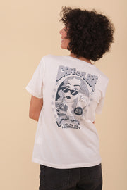 Nouveau t-shirt manches courtes by LYOUM en coton bio pour femme.
