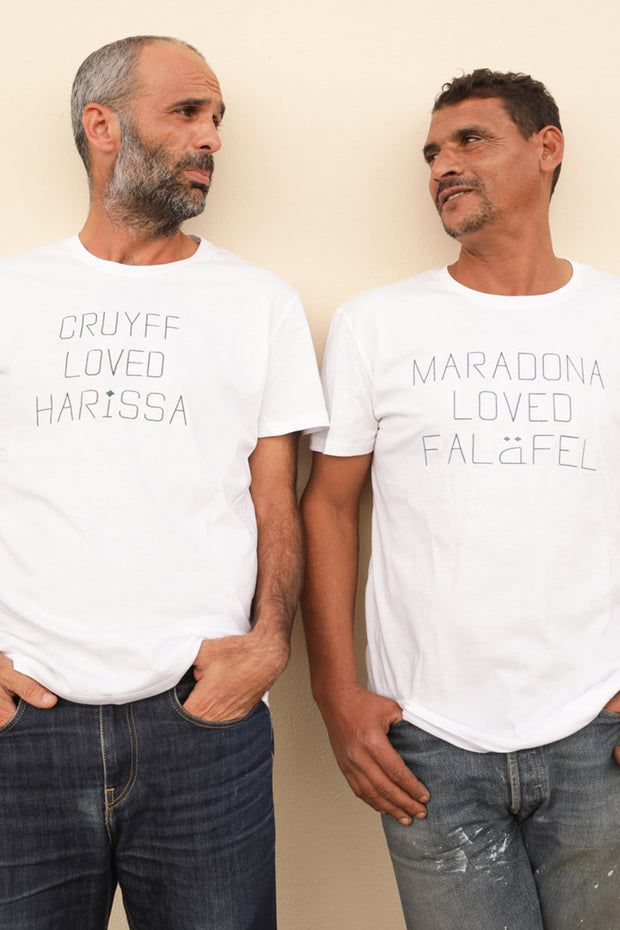 Découvrez le nouveau tshirt de LYOUM, Maradona et Cruyff, deux icones pour un seul amour de foot.