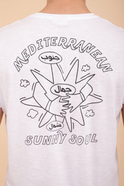 Nouvelle illustration 'Mediterranean Sunny Soul' sérigraphiée au dos.