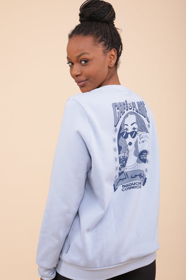 Nouveau : 'Café de la Plage' maintenant disponible en sweat.