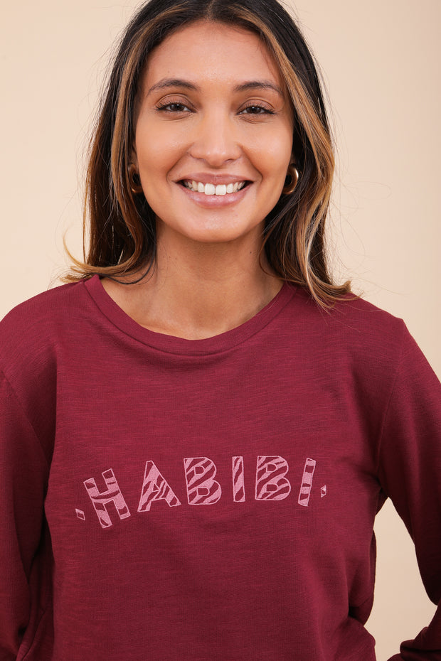 Petite nouveauté dans notre gamme : le sweat léger 'Habibi'.
