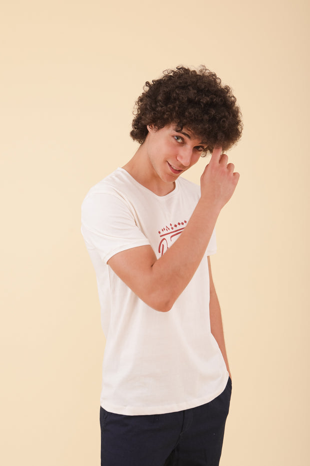 Nouveau tshirt Tunis pour homme by LYOUM; matière ultra agréable. Un iconique réédité .