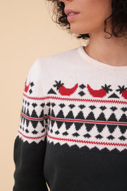 Découvrez le nouveau pull Noël de LYOUM. Chaud et doux, à porter tout l'hiver.