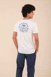 Le tshirt kiffing club de la Goulette, un hommage à la tradition du melting pot tunisien; pour hommes by LYOUM. Modèle exclusif design by LYOUM x Stay Tunes